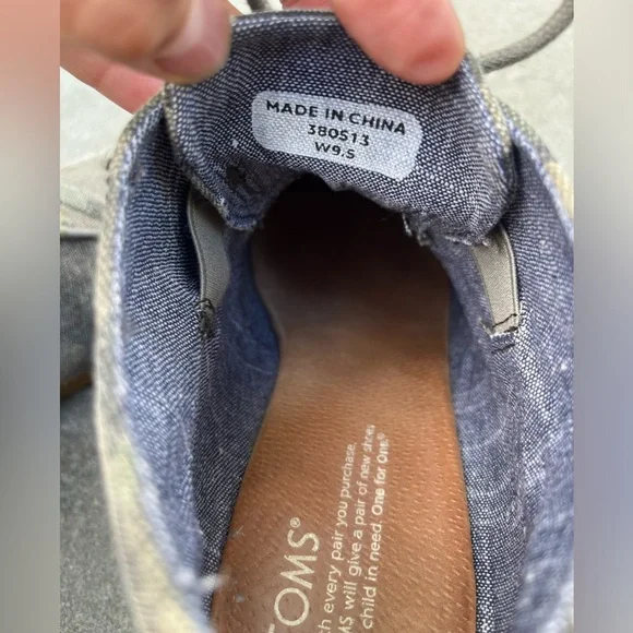 Toms Washed Desert Camo wedge bootie, size 9.5 - Picture 4 of 8